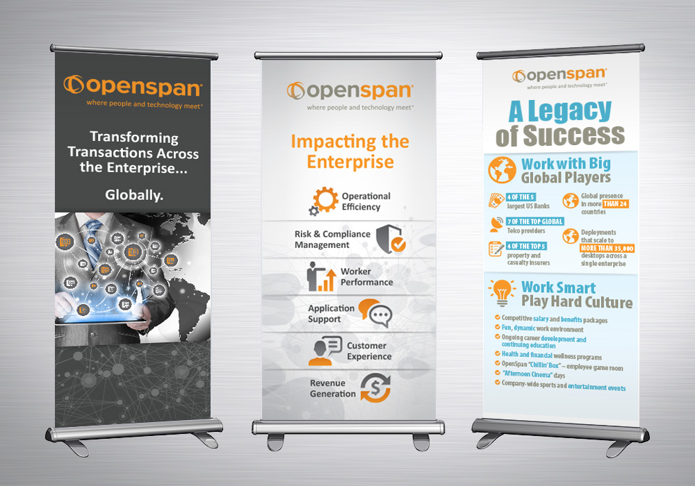 OpenSpan Retractable Banner Stands Design